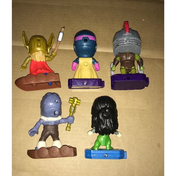 McDonalds 5 Figure Marvel Lot Happy Meal Toys Collectibles Stocking Stuffers - Picture 2 of 7